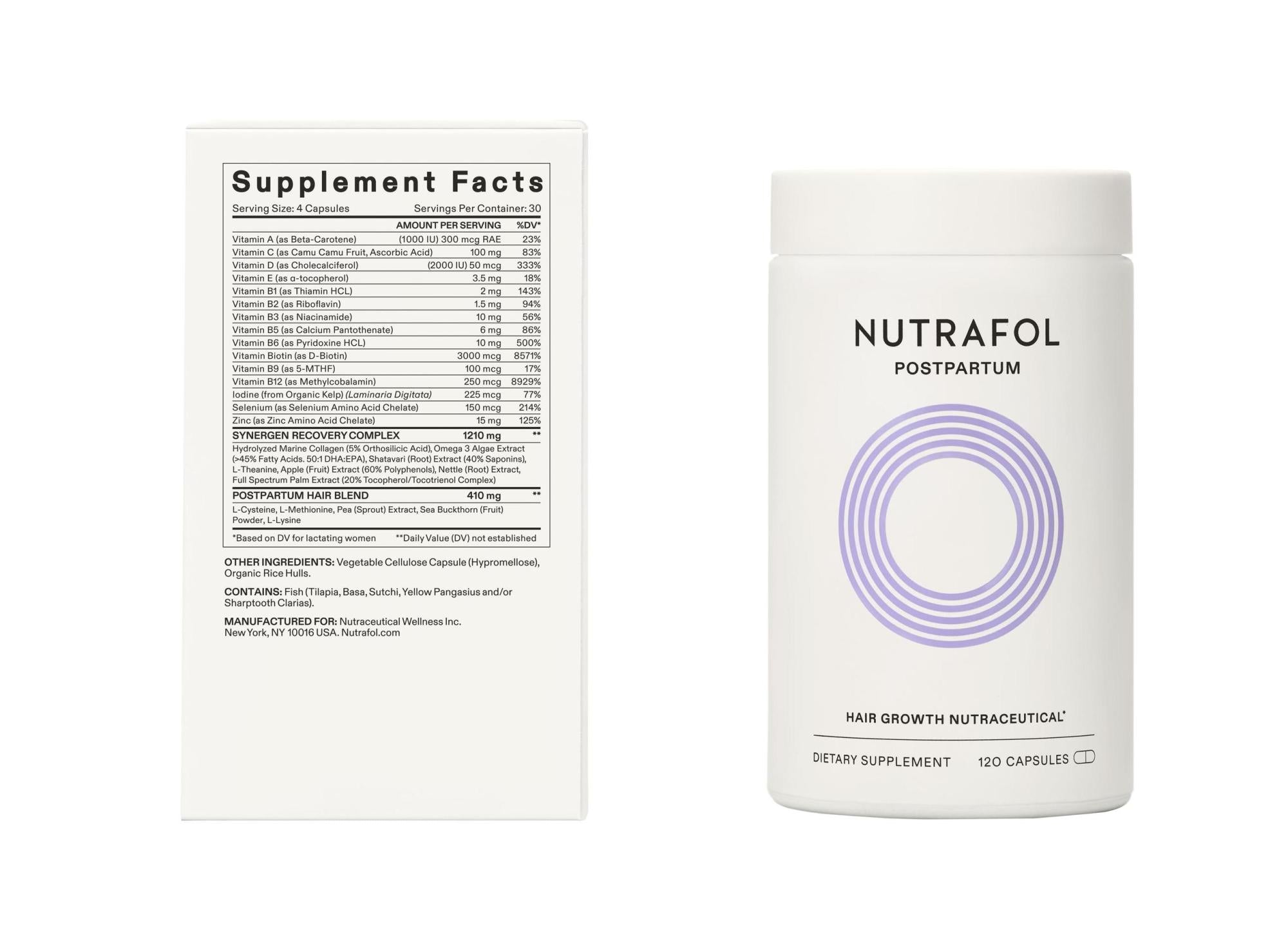 Postpartum Hair Growth Nutraceutical