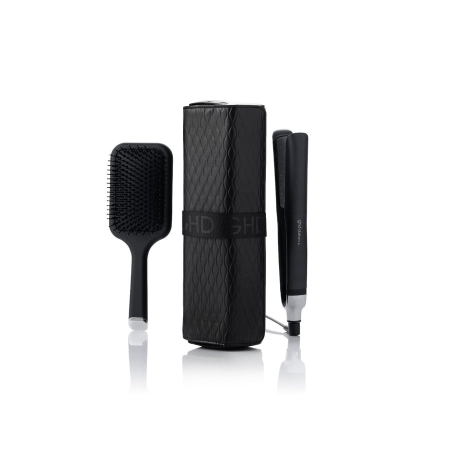 Platinum+ Hair Straightener With Paddle Brush Gift Set