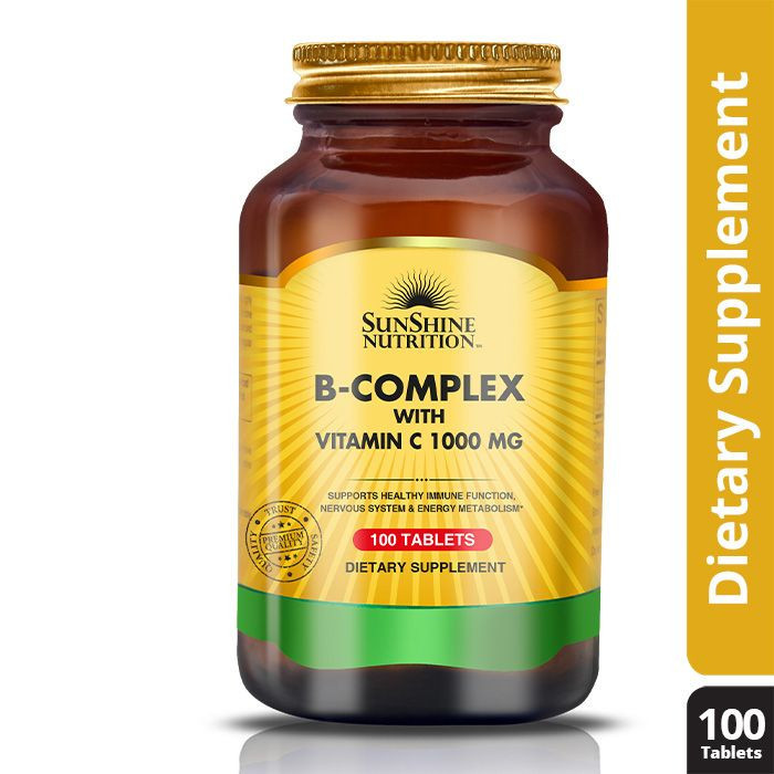 Nutrition B Complex With Vitamin C, Energy, Immunity & Stress Support