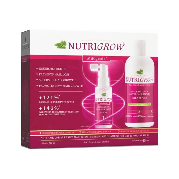 Anti Hair Loss & Fast Hair Growth Shampoo + Serum Dry Hair