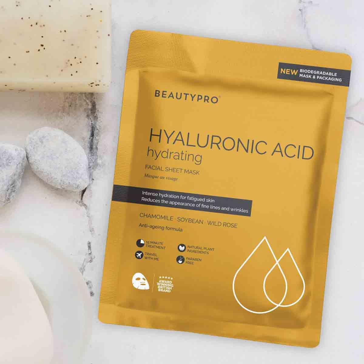 Hyaluronic Acid Gold Foil Mask
