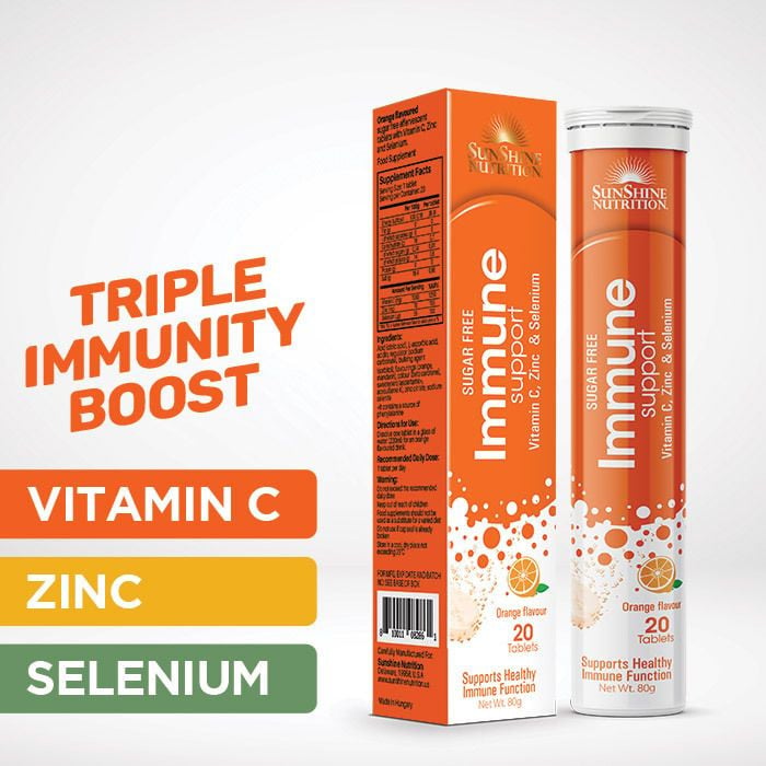 Nutrition Immune Support Effervescent Orange Tablets