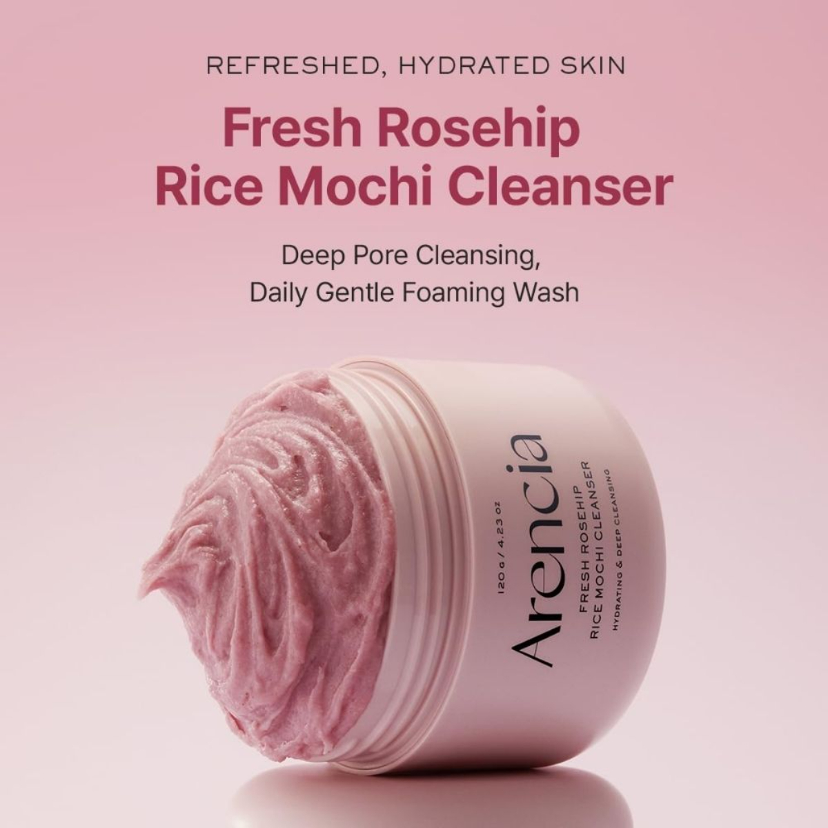 Fresh Rosehip Rice Mochi Cleanser