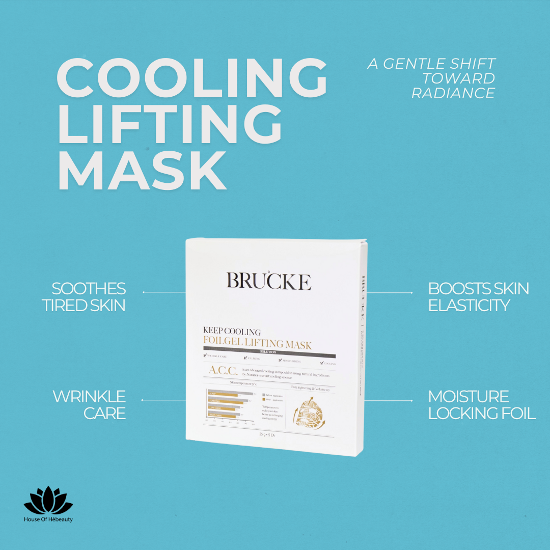 Cooling Foilgel Lifting Mask- 5 Pcs