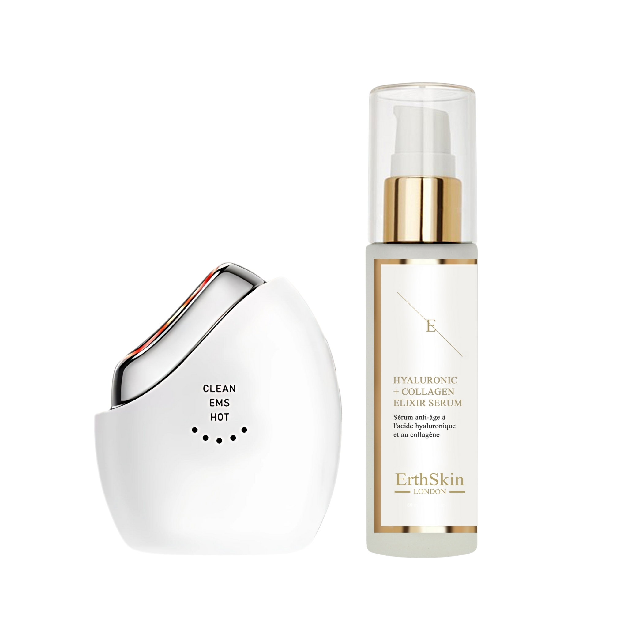 Regenerating Facial Set (advanced Led Youth Glow Ems Sculptor + Ha Serum 60ml)