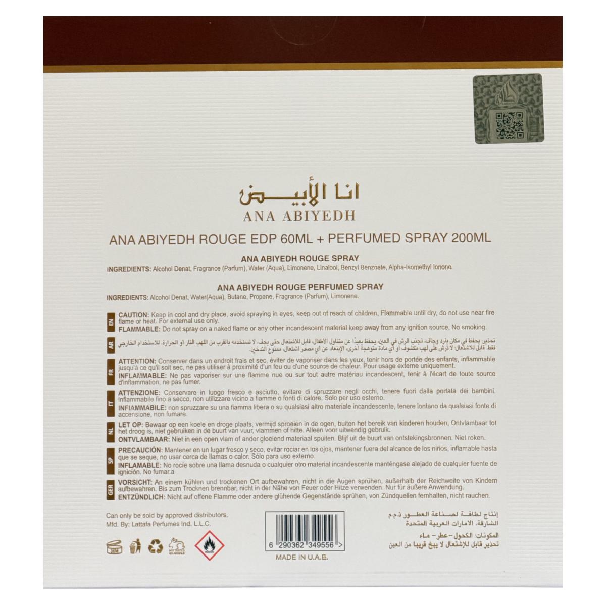 Gift Set Ana Abiyedh Rouge 2 Pcs