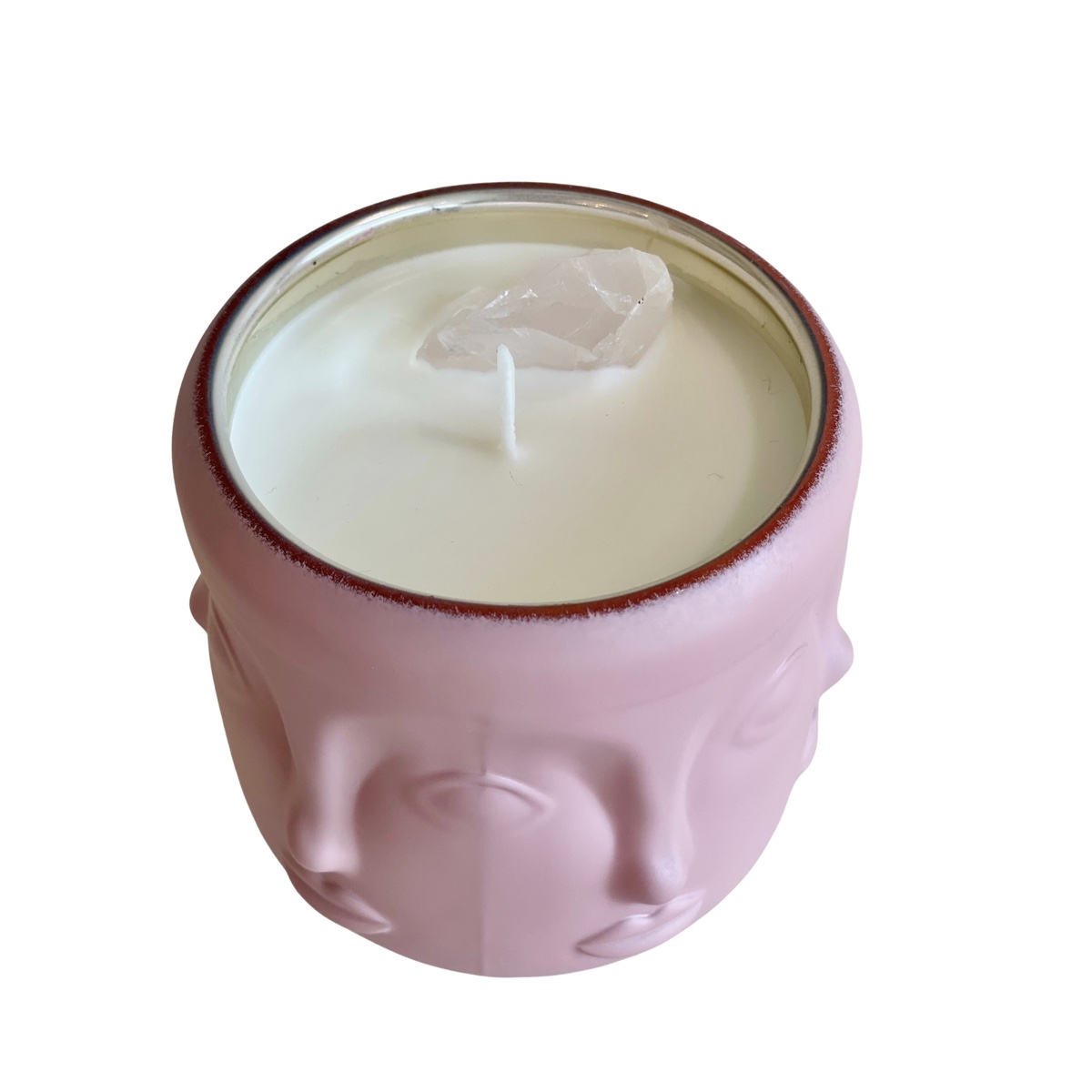 Scented Visage Candle With Crystal