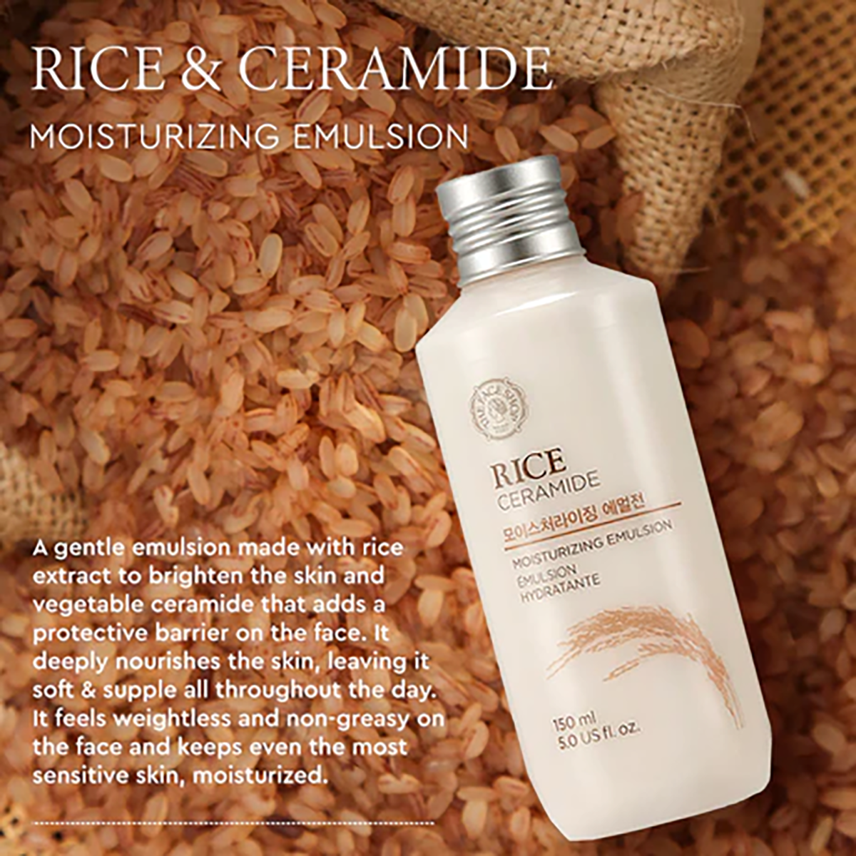 Rice & Ceramide Moisturizing Emulsion