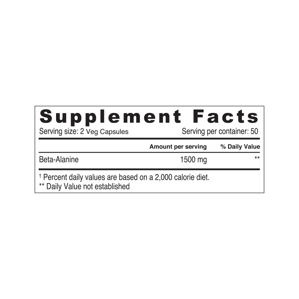 Nutrition Beta-alanine V-capsule 100s
