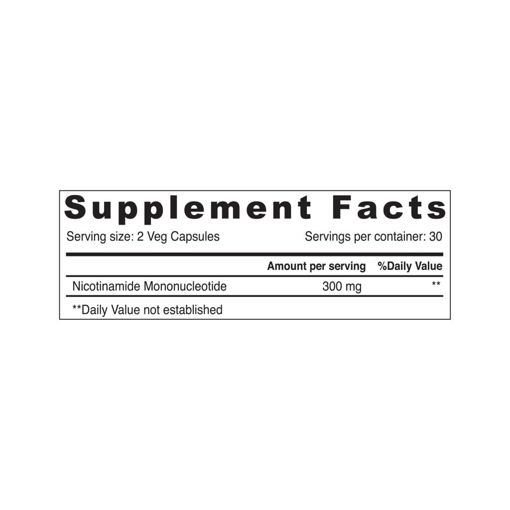 Nutrition Nmn Nicotinamide 300mg V-capsule