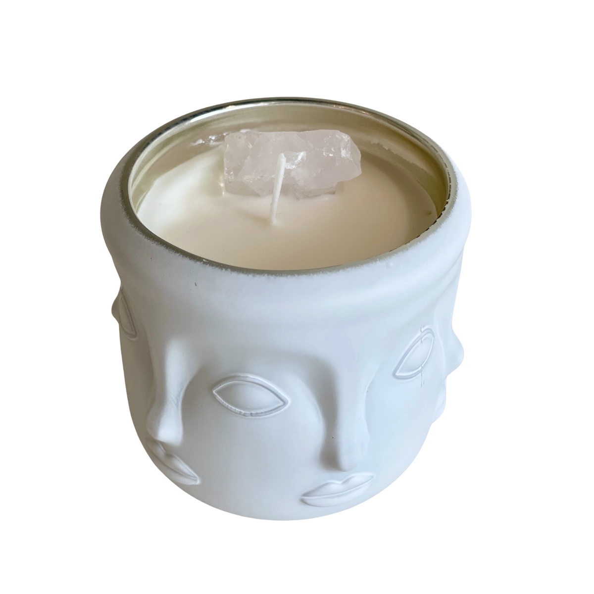 Scented Visage Candle With Crystal
