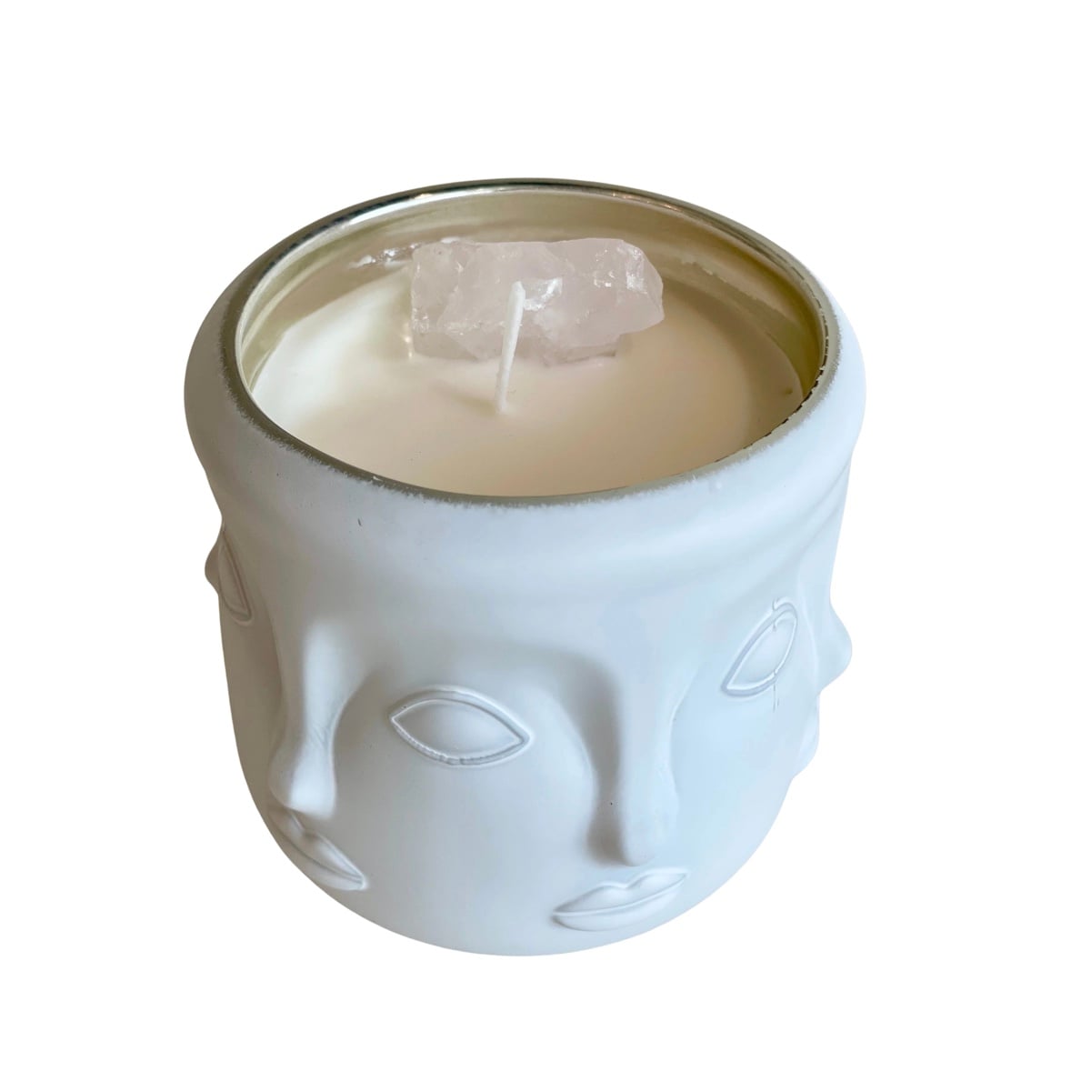 Scented Visage Candle With Crystal
