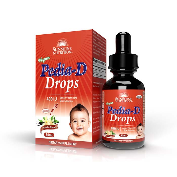 Nutrition Pedia-d Drops, Vegan Vitamin D3 400 Iu For Babies