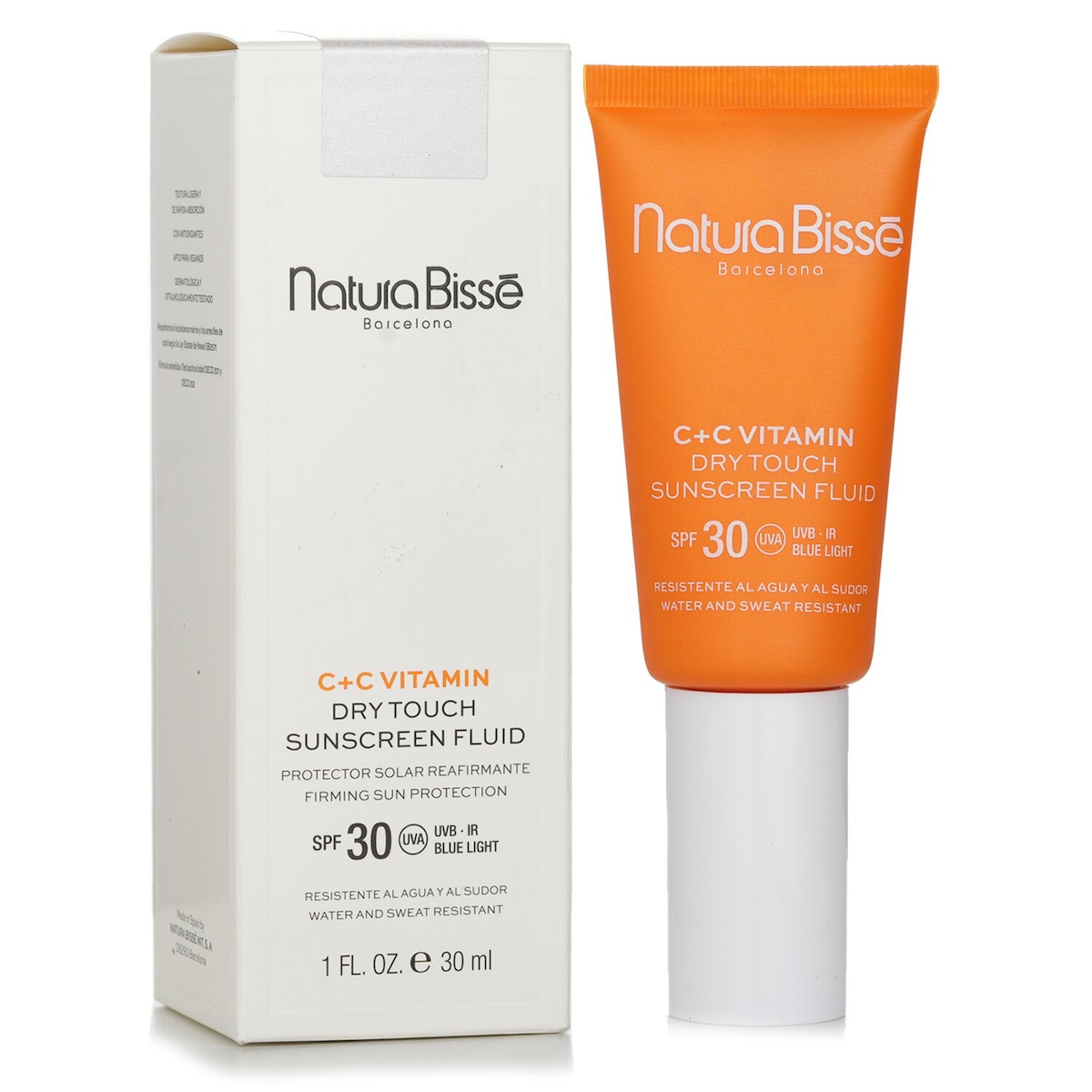 C+c Vitamin Dry Touch Sunscreen Fluid Firming Sun Protection Spf