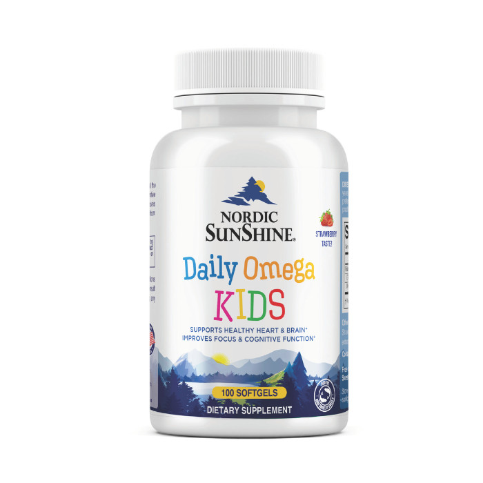 Daily Omega-3, Brain, Eye & Immune Support Chewable Softgels
