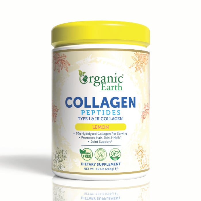 Collagen Peptides Lemon, Hydrolysed Collagen For Skin, Hair, Nails And Joints