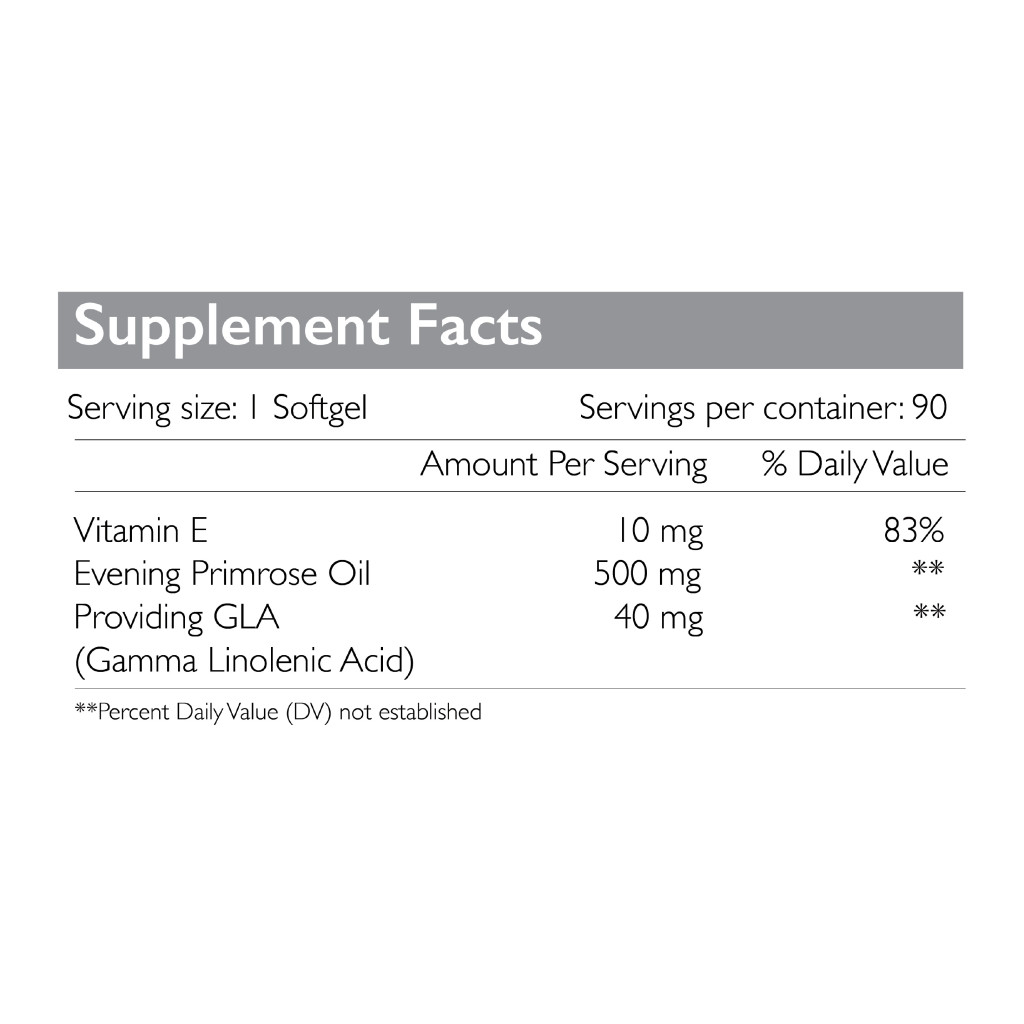 Evening Primrose Oil 500mg 90 Softgel