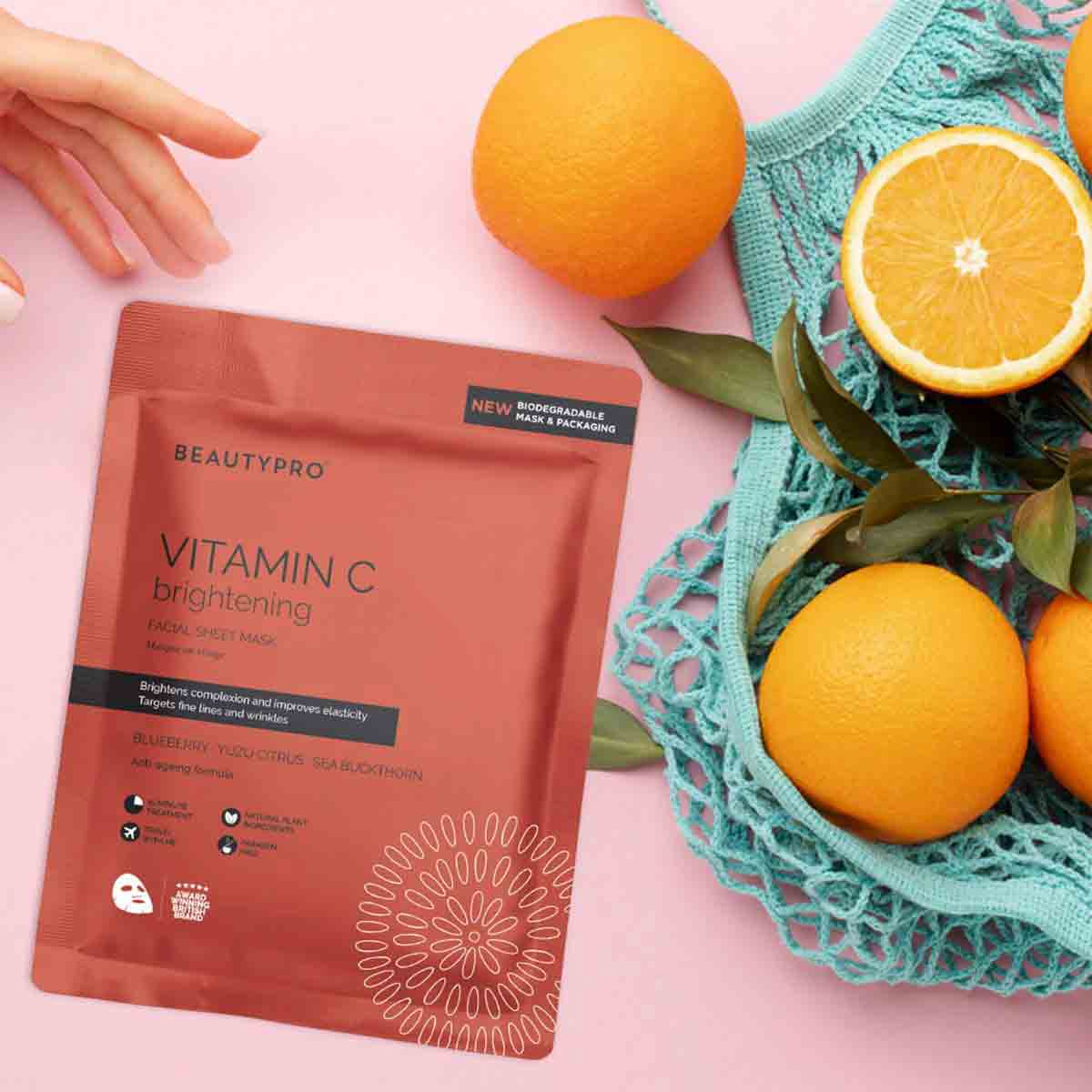 Brightening Collagen Sheet Mask With Vitamin C