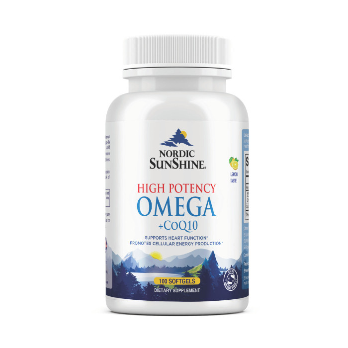 Omega High Potency Softgels For Heart, Brain & Energy Support