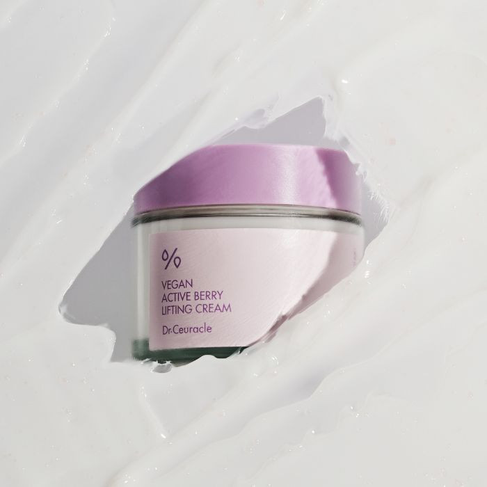 Vegan Active Berry Lifting Cream, Firming Moisturizer For Elastic, Plump Skin
