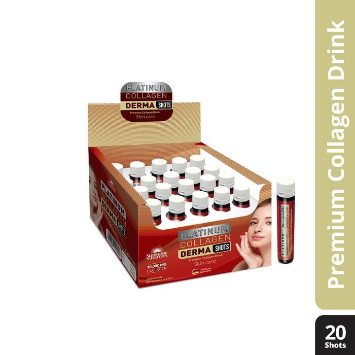 Nutrition Platinum Collagen Shots, For Youthful Skin & Natural Glow