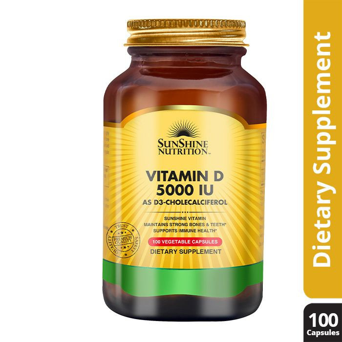 Nutrition Vitamin D3 5000 Iu Vegetable Capsules
