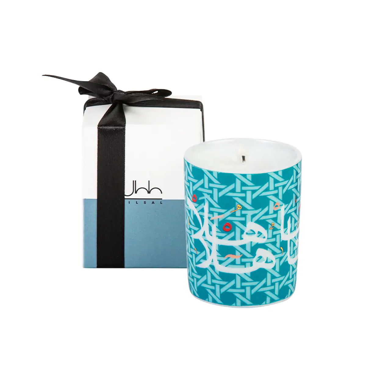 Khaizaran Rose Heritage Candle - Teal - 60g